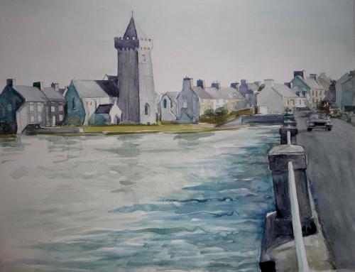 Grande marée à Portbail
