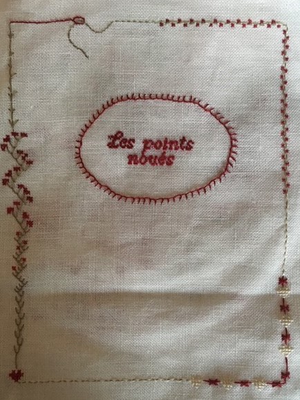 CAHIER DE BRODERIE