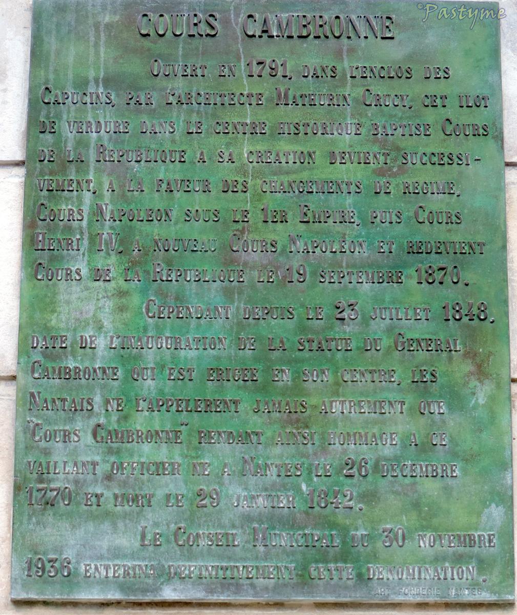 NANTES, le cours CAMBRONNE