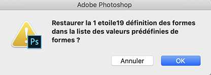 Les pinceaux et la gomme sur CC 2018