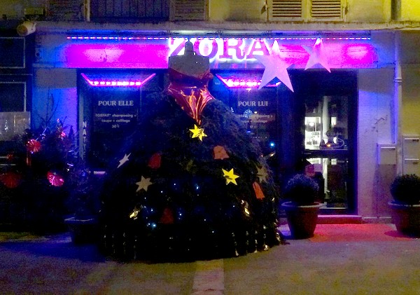 Vitrines de  fêtes, de nuit, 2016 à châtillon sur Seine