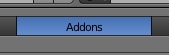 Cliquer sur l'onglet Addons