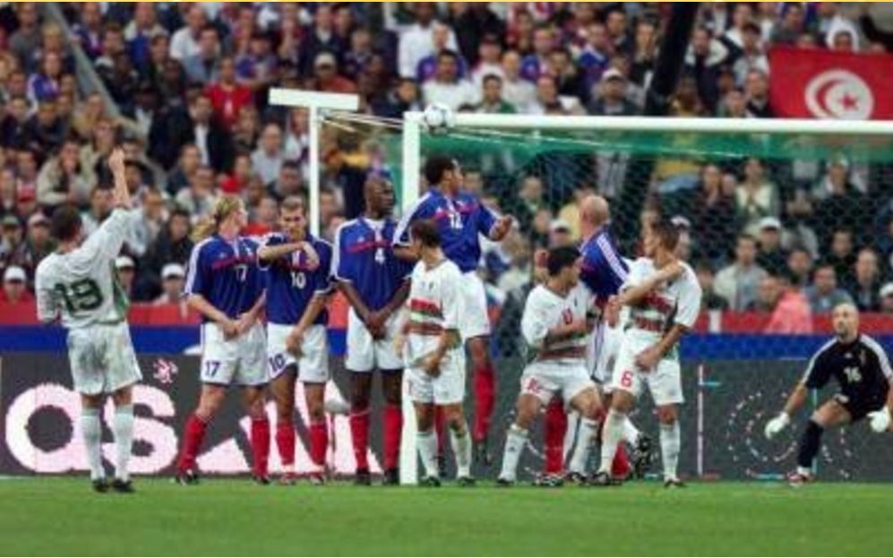Samedi 06.10.2001 Stade de france l\'équipe de France-Algérie 4-1