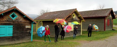 Shooting des derniers parapluies disponibles... 