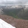 Du sommet du pic d'Aillary (2215 m), la vallée de Aguas Tuertas