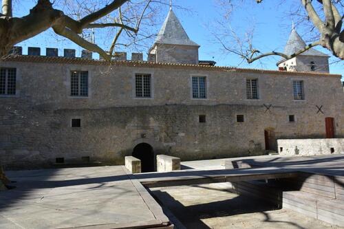 Les corps de logis du château de la Cité de Carcassonne