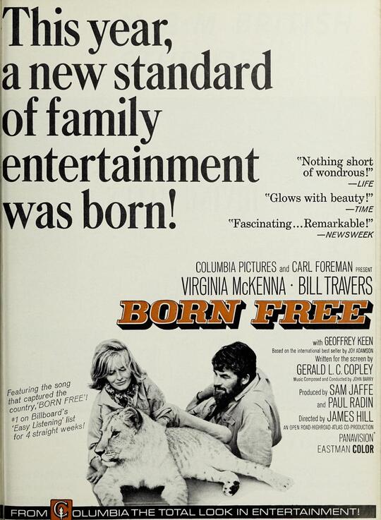 BORN FREE BOX OFFICE USA 1966