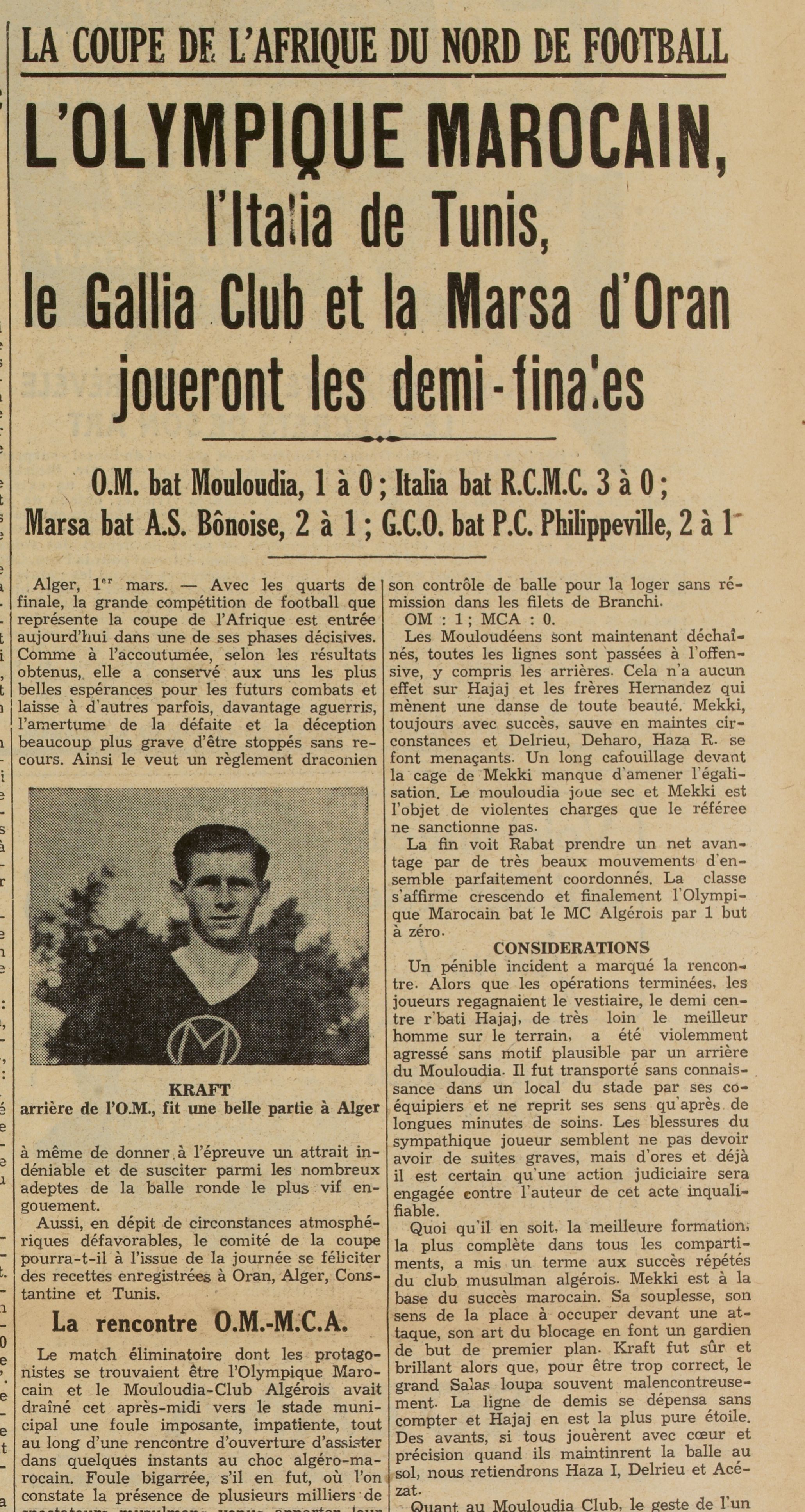 1.3.1936 coupe afn olympique marocaine-mca 1-0