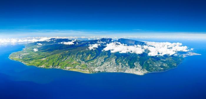 Balade Dans L'Île De La Reunion Voie Lactée Au-Dessus De L’Ile De La Réunion..
