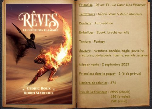 Rêves T1 - Le Cœur Des Flammes - Cédric Roux & Robin Marcoux