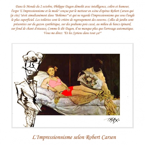 L'Impressionnisme et la mode" Robert CarsenOlympia Manet