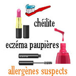 Allergènes suspects dans les chéilites & eczéma des paupières