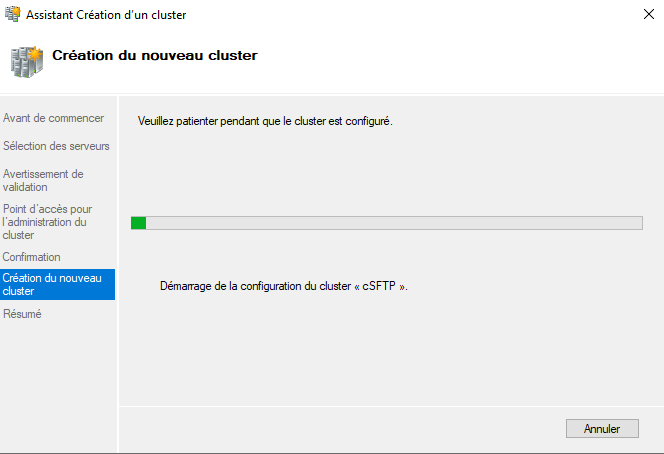 Configurer un serveur SFTP en failover sur Windows Serveur Core 2022