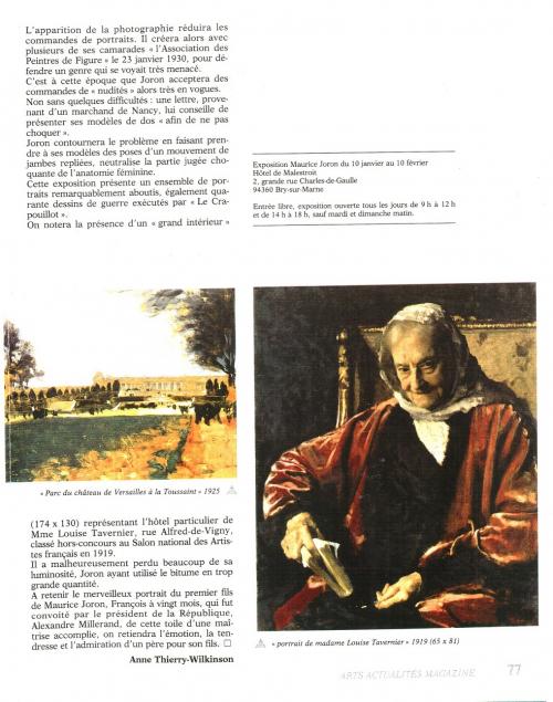 Article d'Anne Wilkinson