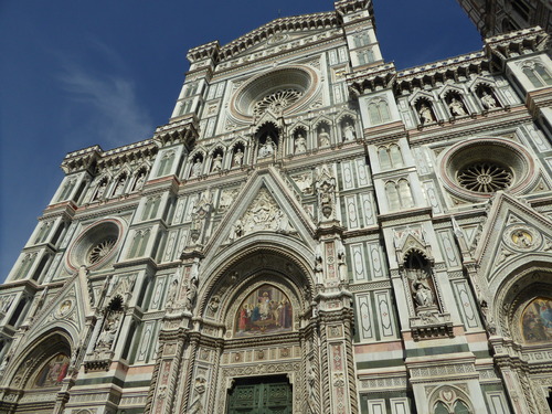PiazzLe Dôme, le baptistèrea del Duomo,Santa Maria del Fiore et Santa Croce à Florence!