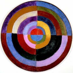 Le rond à la manière de Kandinsky et Delaunay