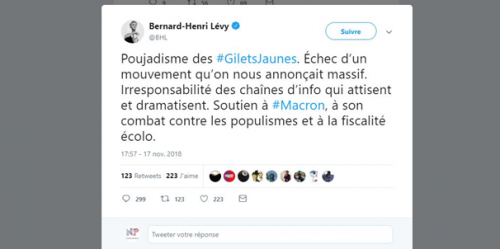 Le bloc bourgeois à l’assaut du mouvement des gilets jaunes