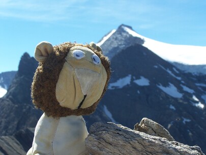 mascotte en montagne