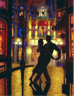 Tango MAD MANOUSH Night Tango sur des peintures de Denis NOLET