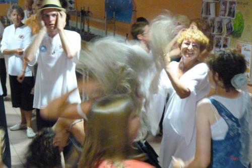 La fête après la démo publique