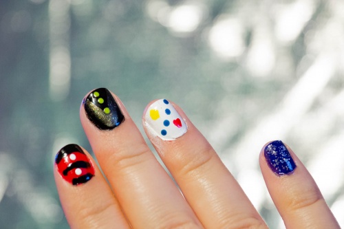 The Sunday nail battle : Blanche Neige
