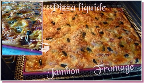 Pizzas liquide aux 3 fromages