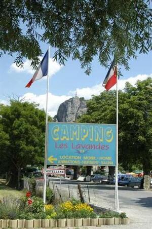 castellane - camping les lavandes - et rivière l'ass 