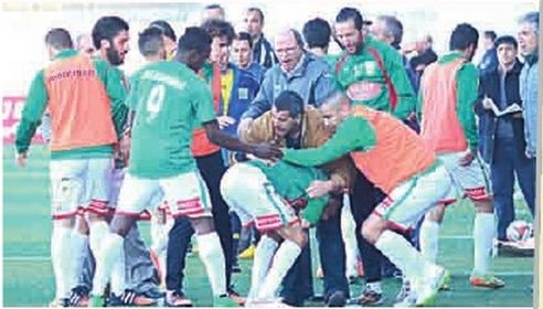 Samedi 7 Mars 2015 à huis clos MCA-USMBA 1-0