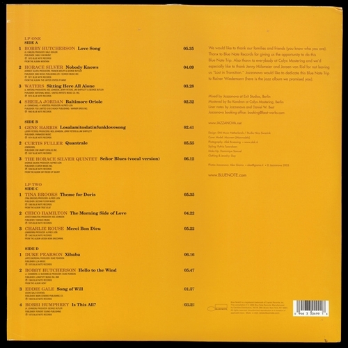 Blue Note Trip Volume 4 Jazzanova : Lookin' Back/Movin' On CD Blue Note ‎Records 7243 4 74464 2 9 [ NL ]