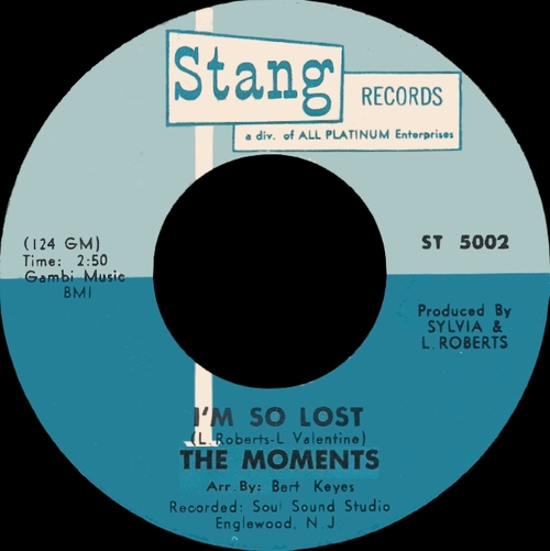 The Moments : Album " Not On The Outside , But On The Inside , Strong ! " Stang Records ST 1000 [ US ]