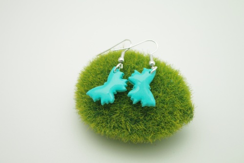 Boucles d'oreilles BUTTERFLY turquoise turquoise 7€