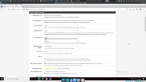 Installation Proxy Squid dans pfsense
