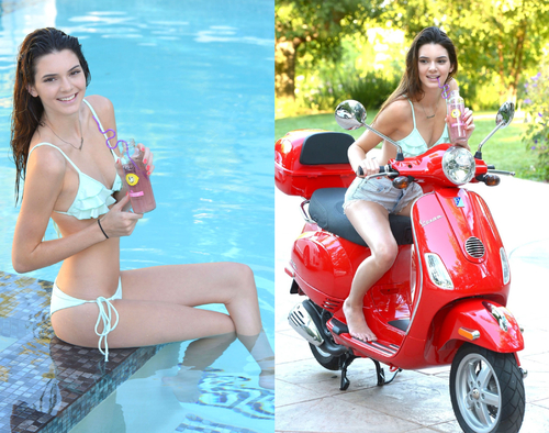 Kendall Jenner prend la pose en bikini pour nouvelle campagne Hubert Lemonade