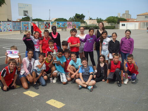 vainqueurs du tournoi de foot!