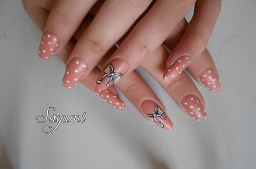 Nail Art Octobre Rose