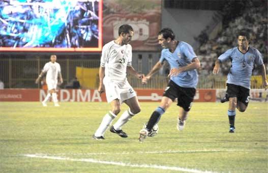 12.8.2009 EN-Uruguay 1-0 Amical