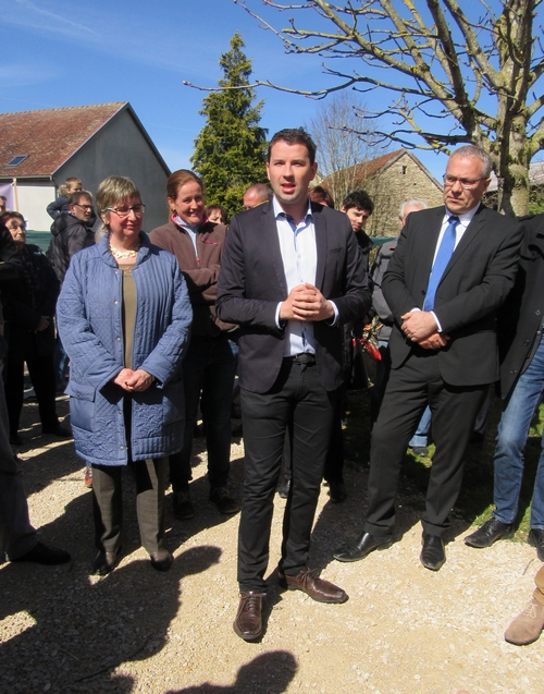 Inauguration de la nouvelle fromagerie des Marronniers à Origny sur Seine