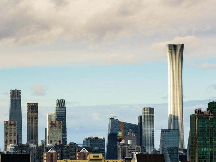 La Tour CITIC à Pékin est l'un des plus hauts gratte-ciels du monde .
