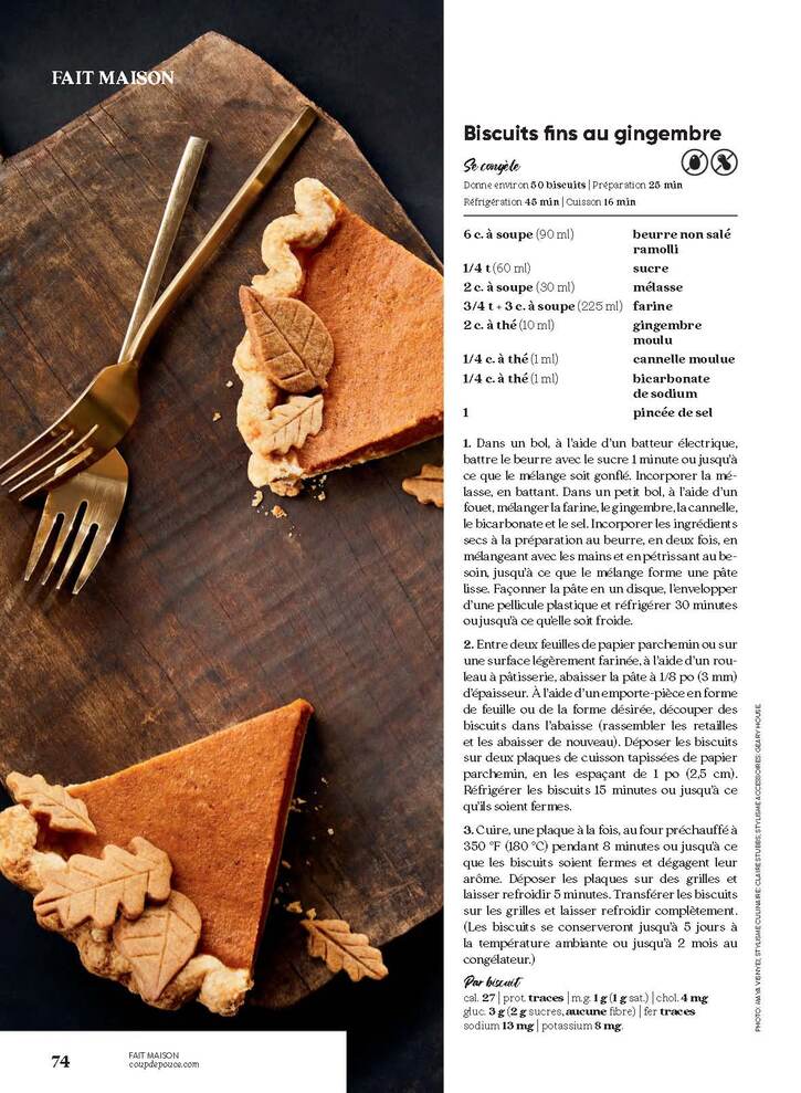 Recettes 6: Fait Maison - Desserts (10 pages)