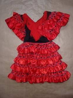 Robe Flamenco en taille 12 mois