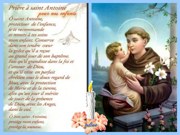 priere de saint antoine de padou | Prière saint antoine, Priere, Saint  antoine de padoue