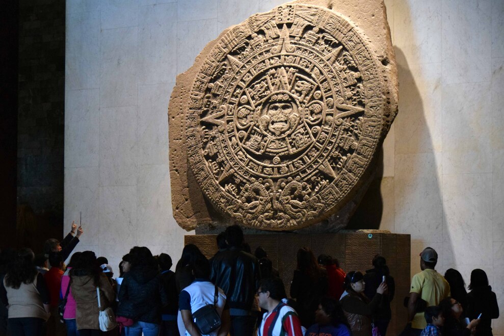 Mexico - Musée anthropologique - La Piedra del Sol 