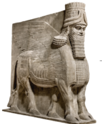 Taureau androcéphale - Assyrie 721-705 av JC