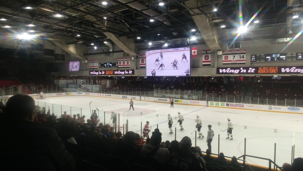 Kingston Frontenacs versus Ottawa 67's at TD Place on February 14th 2024