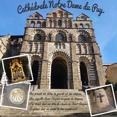 La cathédrale Notre Dame du Puy en Velay.