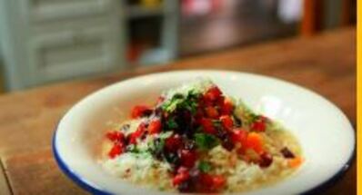 Un Risotto aux petits légumes