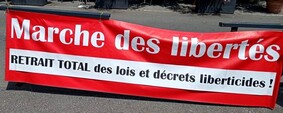 "LIBERTES! LIBERTE!" Forcalquier 24 04 2021 et mobilisation massive dans toute la France inouïe en plein été !