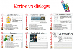 PROJET ATELIERS ECRITURE