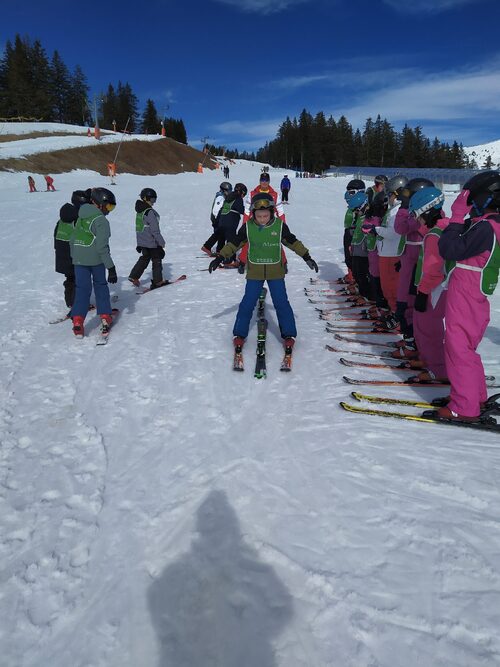 QUELQUES PHOTOS DE LA CLASSE DE NEIGE