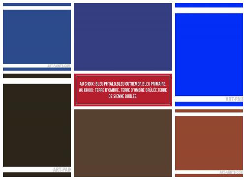 Dessin et peinture - vidéo 3366 : Comment peindre un oeil bleu avec 5 couleurs ? - toutes les techniques.